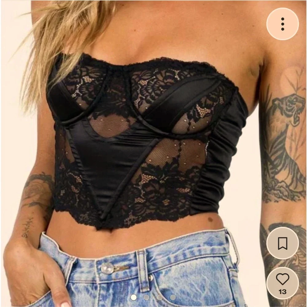 Princess Polly lace corset top - Picture 4 of 10